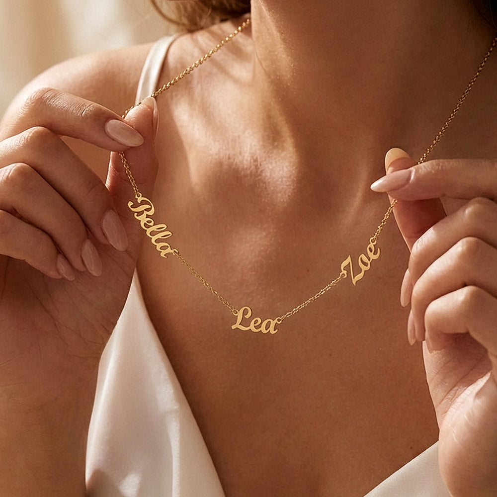 Multiple Names Necklace