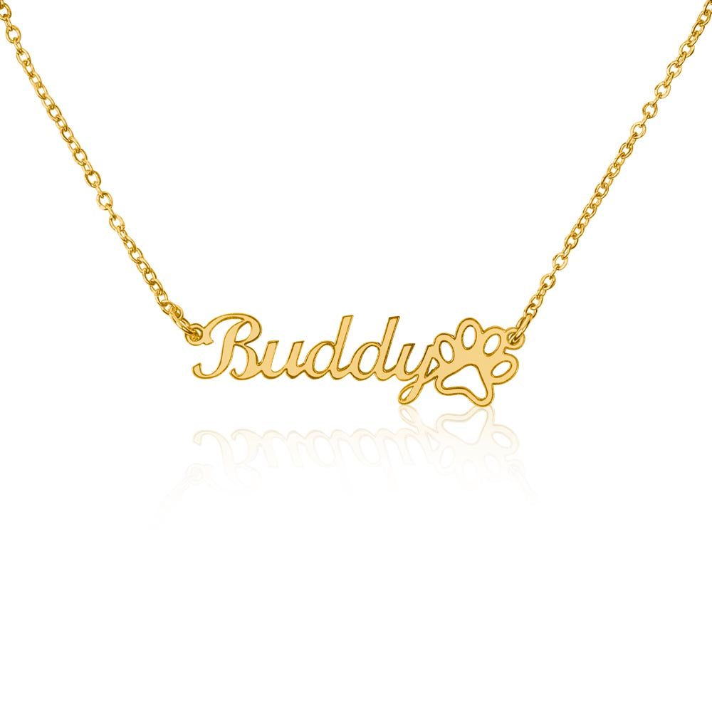 Paw Print Necklace - Pet Parent Keepsake