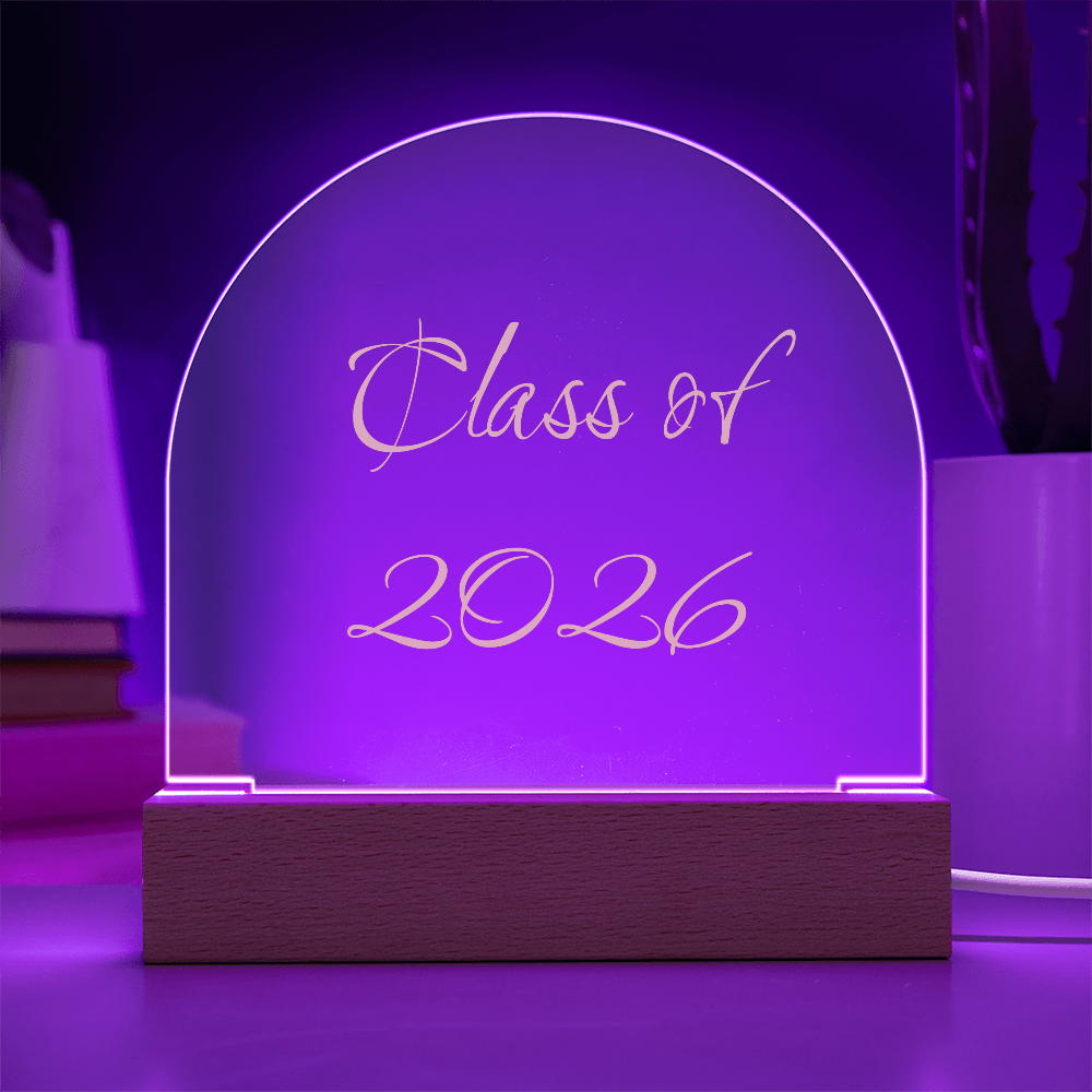 Class of 2026 Graduation Plaque