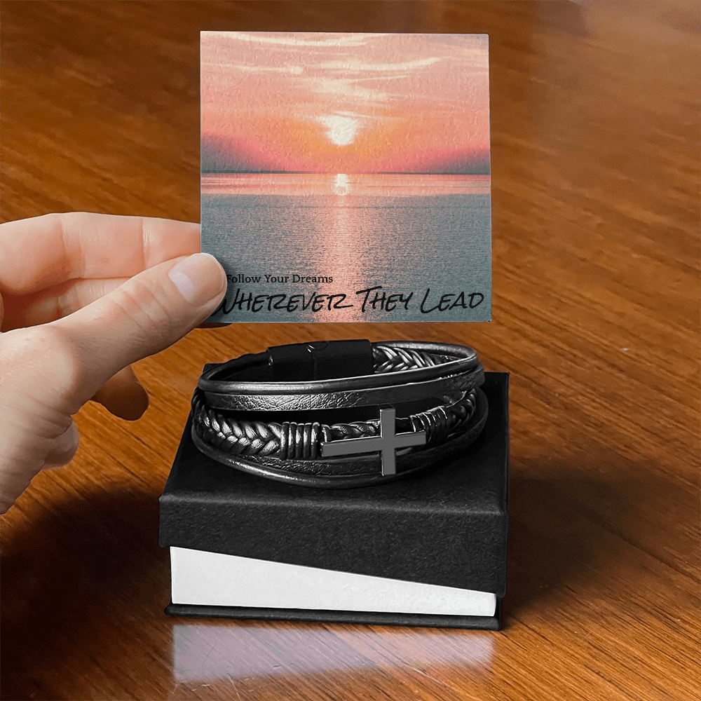 Follow Your Dreams Cross Bracelet