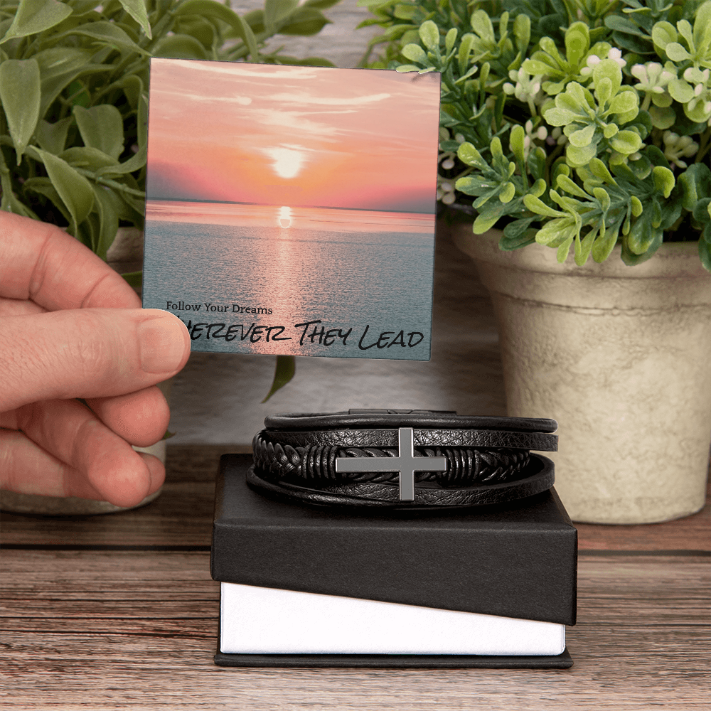 Follow Your Dreams Cross Bracelet