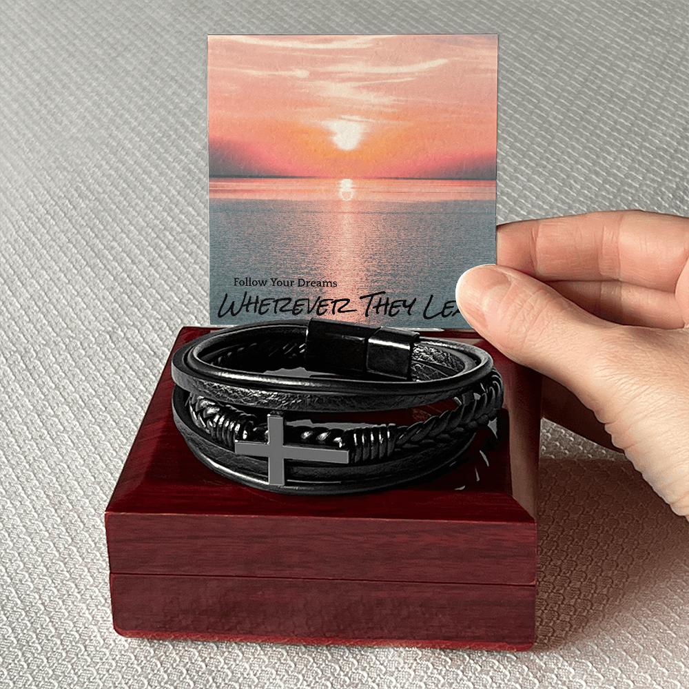 Follow Your Dreams Cross Bracelet