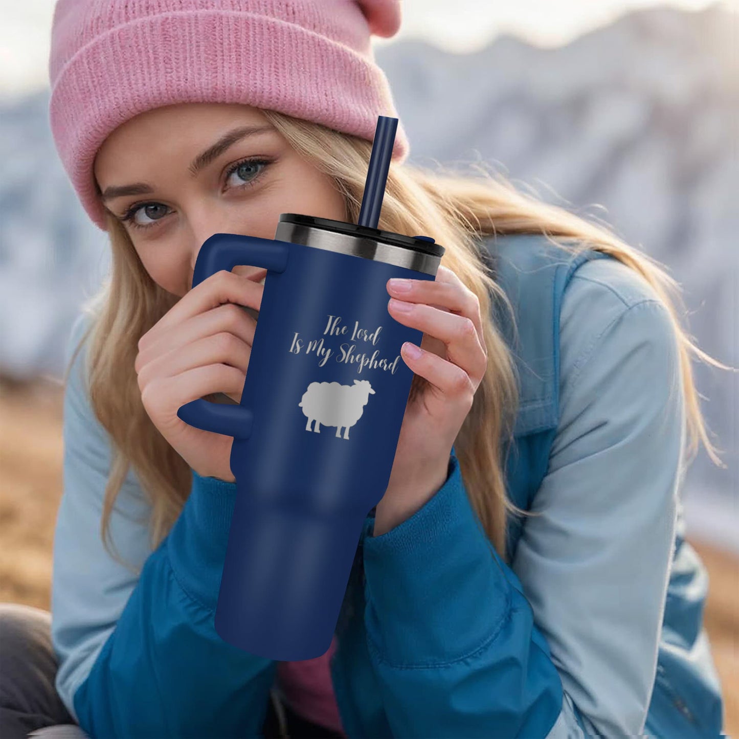 The Lord Is My Shepherd Tumbler
