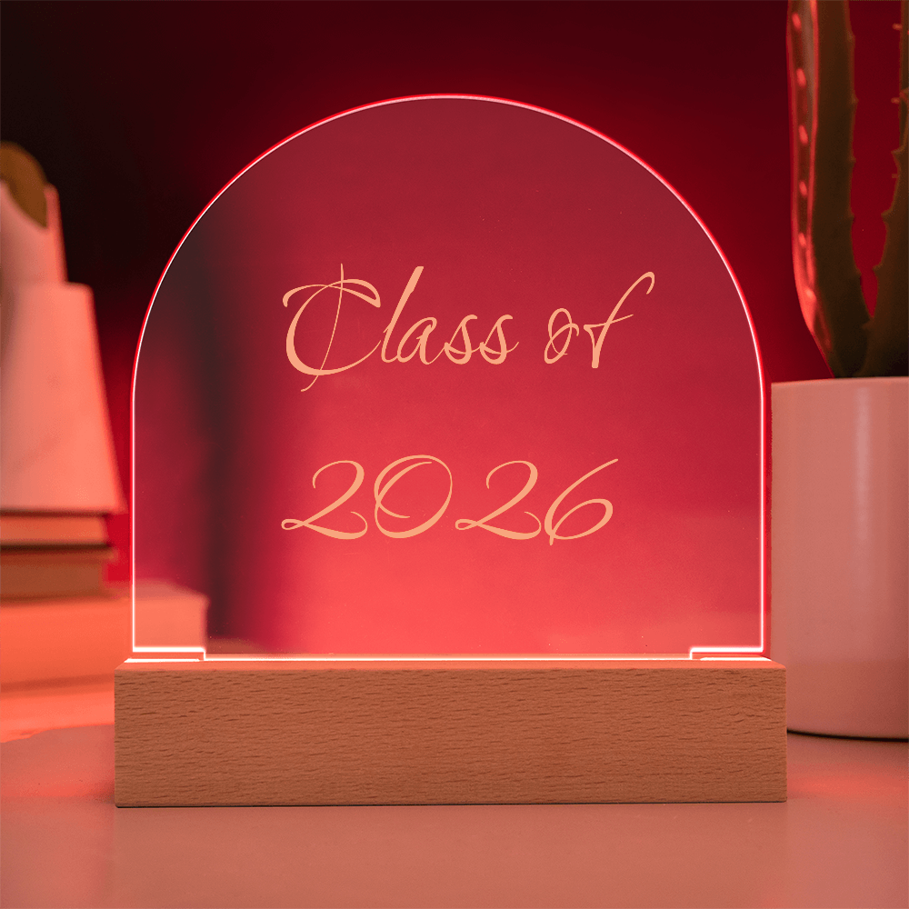 Class of 2026 Graduation Plaque