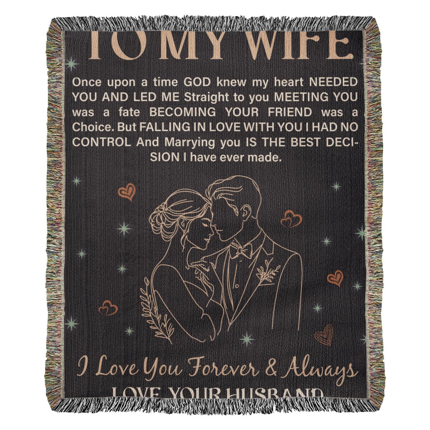 To My Wife - Heirloom Blanket