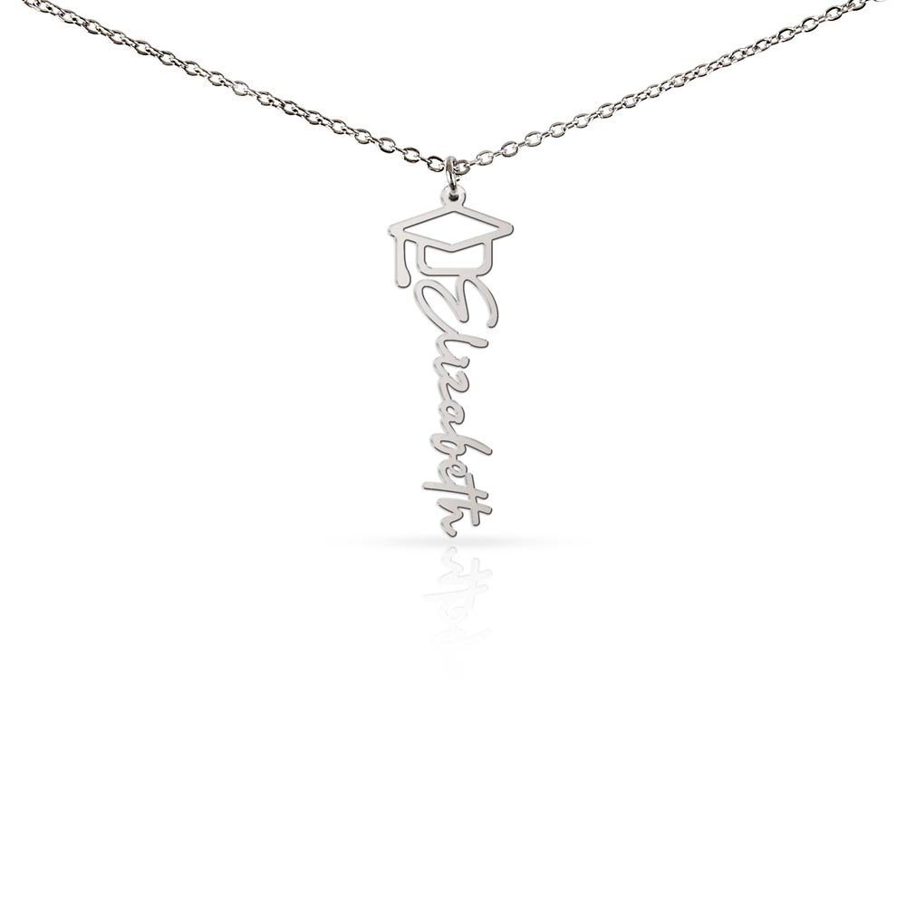 Grad Necklace Custom Name