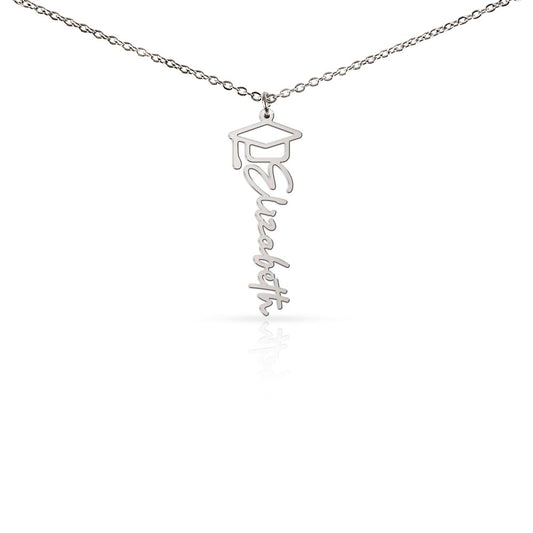 Grad Necklace Custom Name