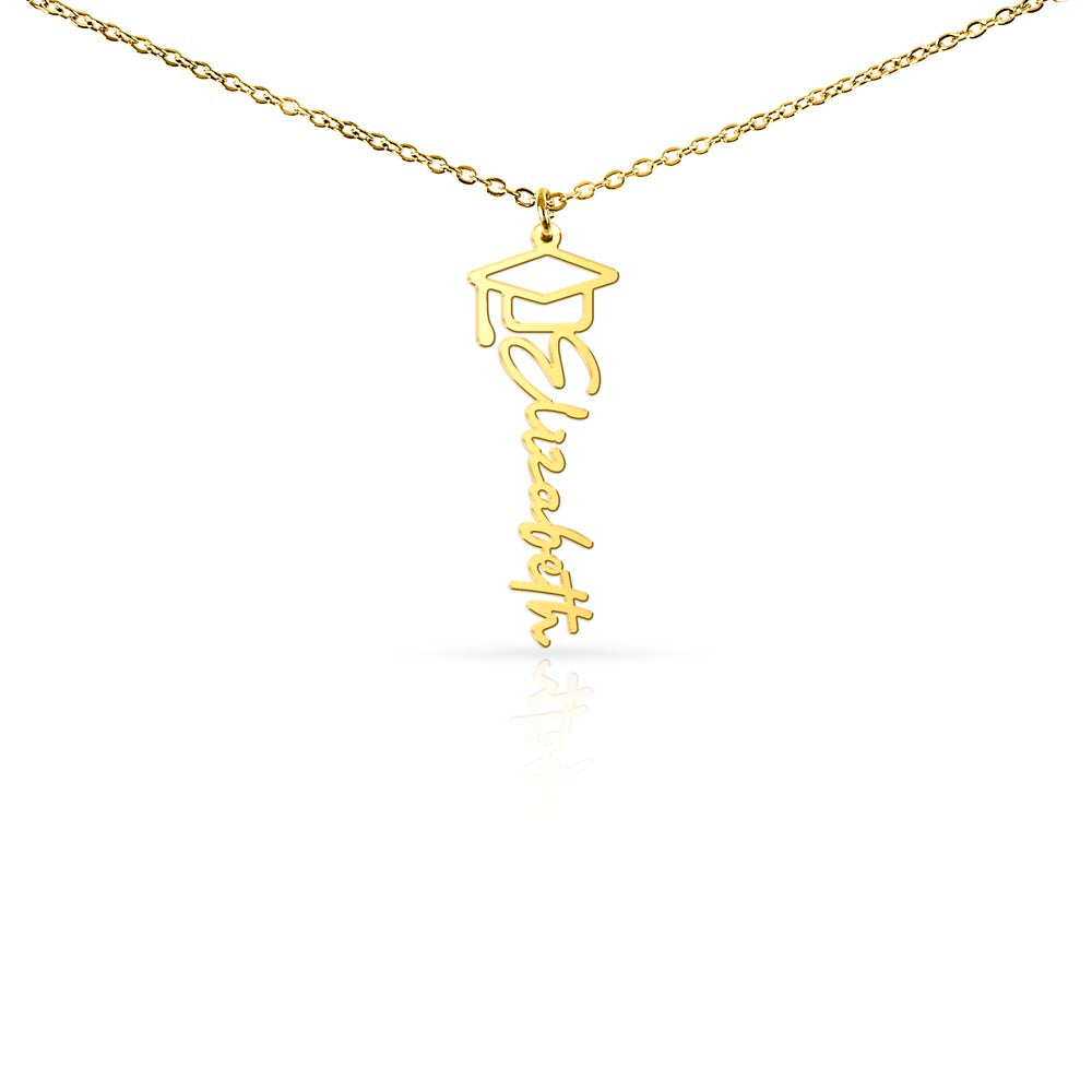 Grad Necklace Custom Name