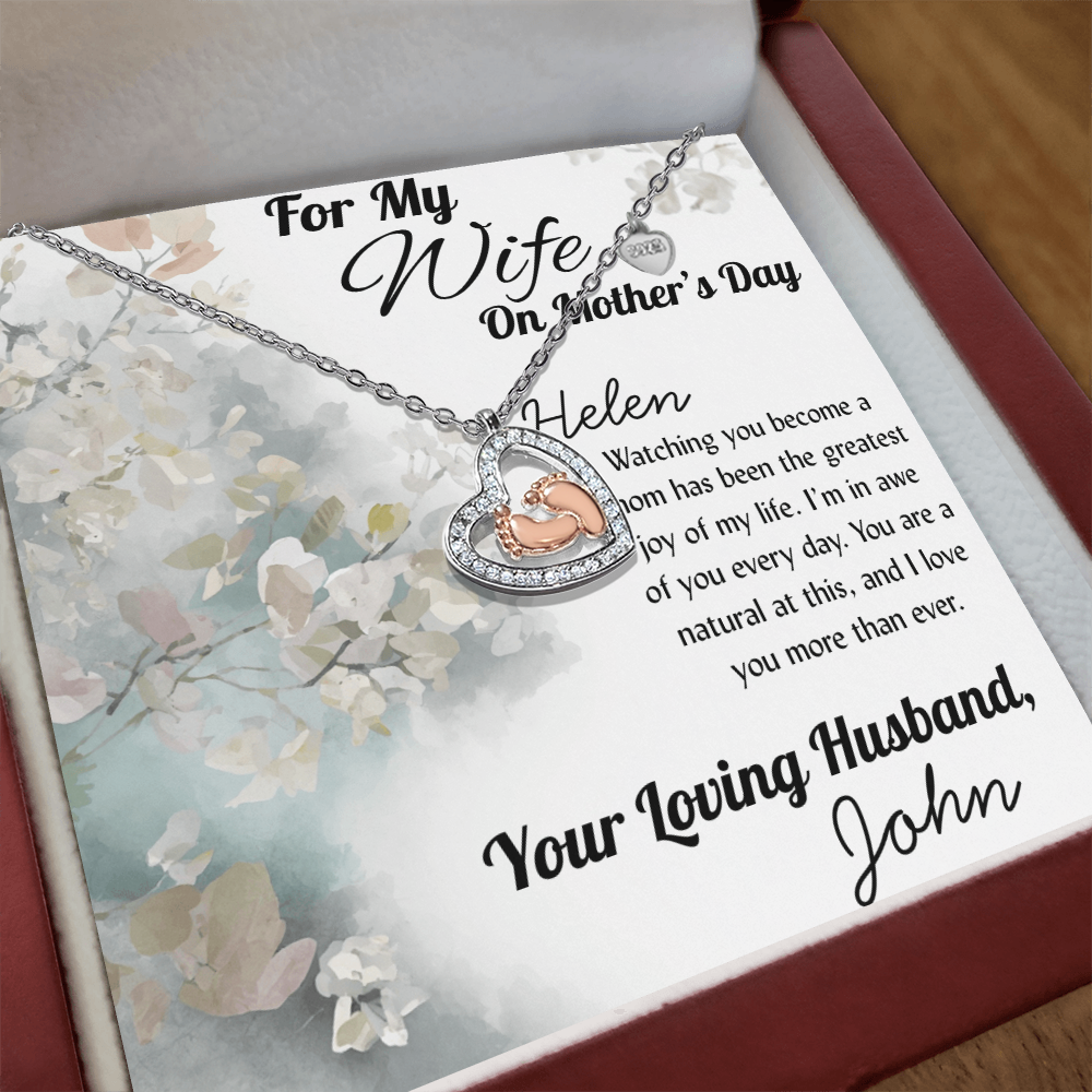 For My Wife On Mother's Day Necklace