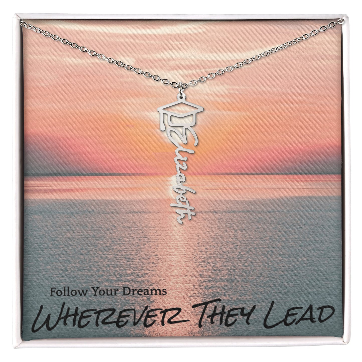 Follow Your Dreams Graduation Necklace