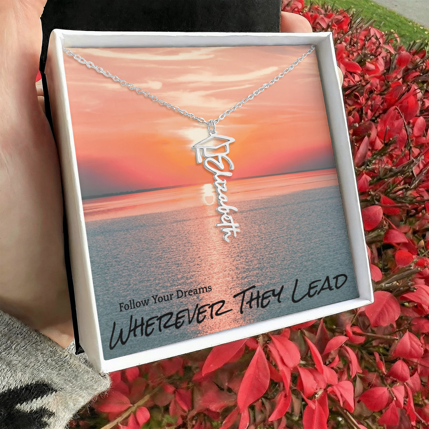 Follow Your Dreams Graduation Necklace