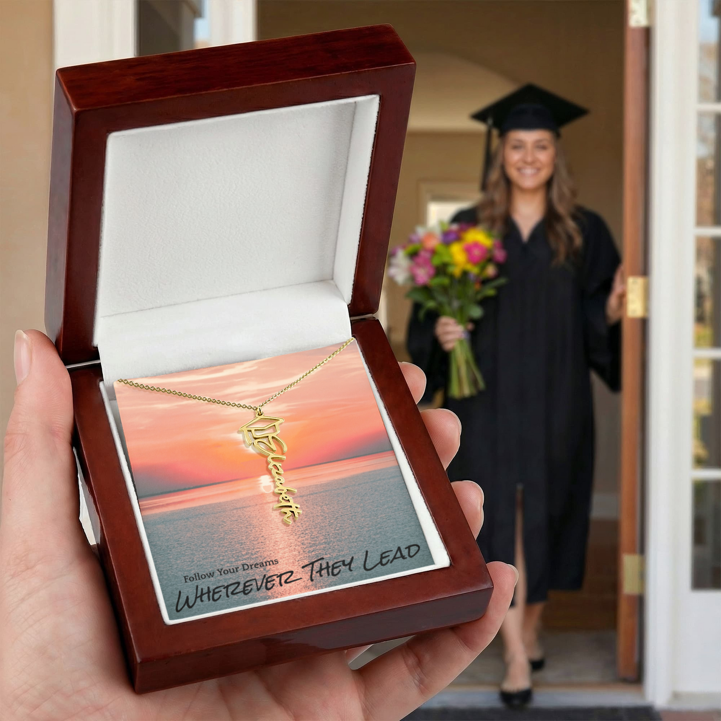 Follow Your Dreams Graduation Necklace