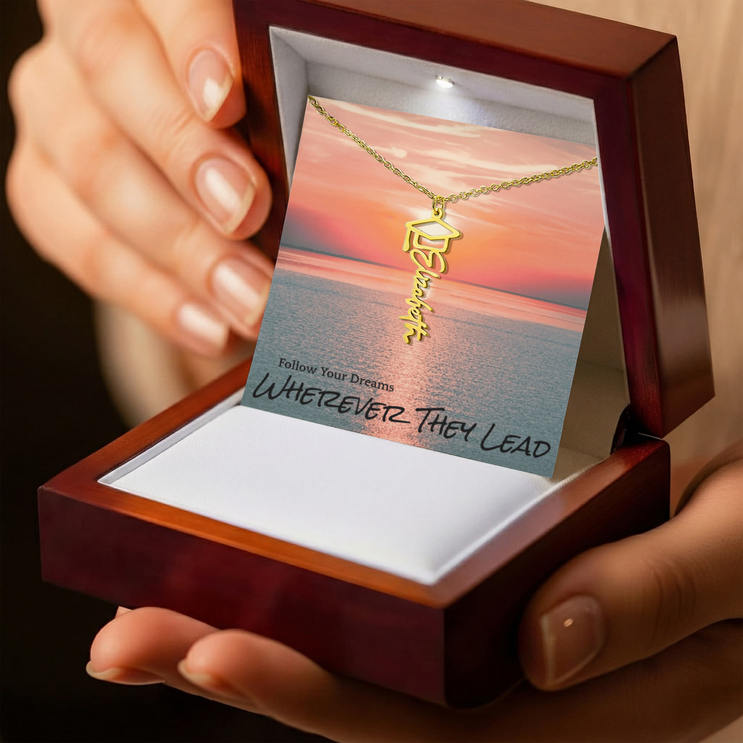 Follow Your Dreams Graduation Necklace
